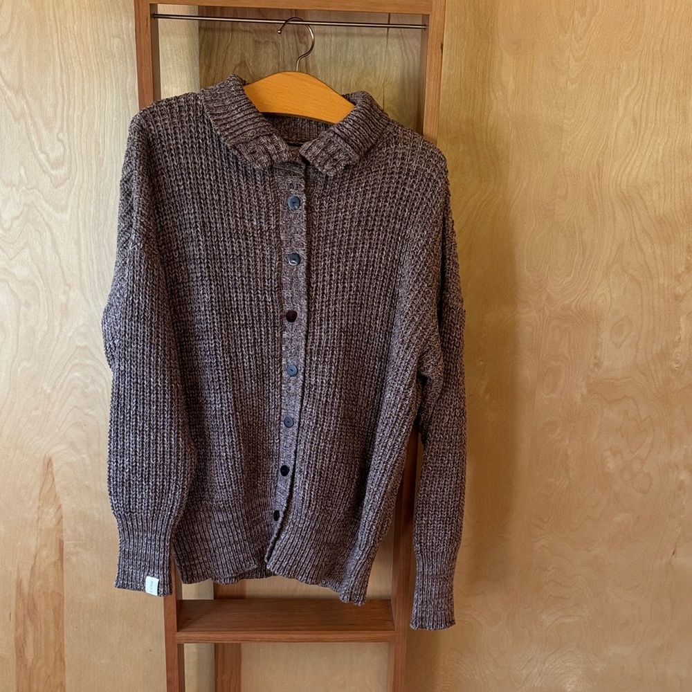 Cozy Brown Knit Sweater
